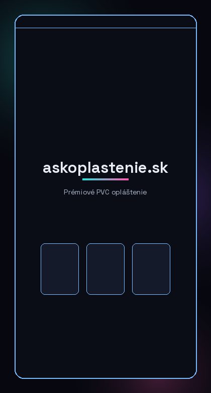 Ukážka webu askoplastenie.sk v mobile