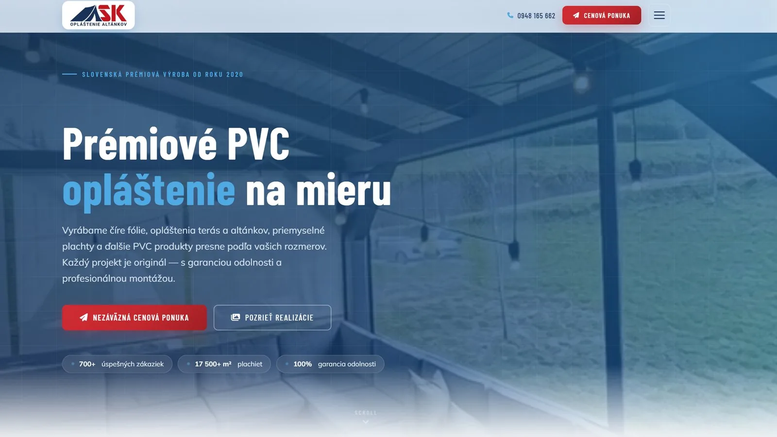 Tvorba webových stránok na mieru — referencia askoplastenie.sk na notebooku